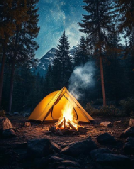 Campfire experience at Janyas Homestay Kodaikanal